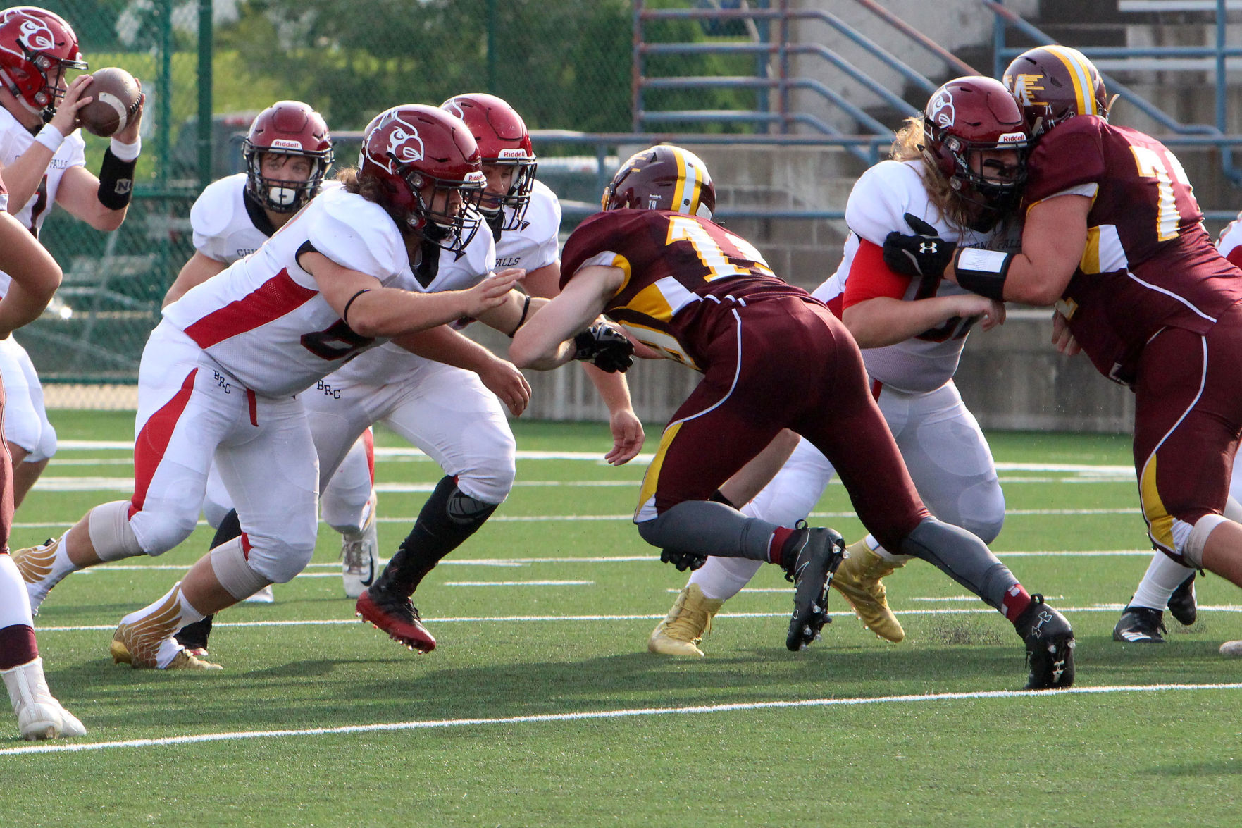 Chi-Hi football at Menomonie 8-31-18
